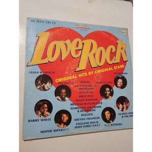Love Rock Original Hits By Stars‎ 1977 Marvin Gaye Bill Withers Rawls White Ross